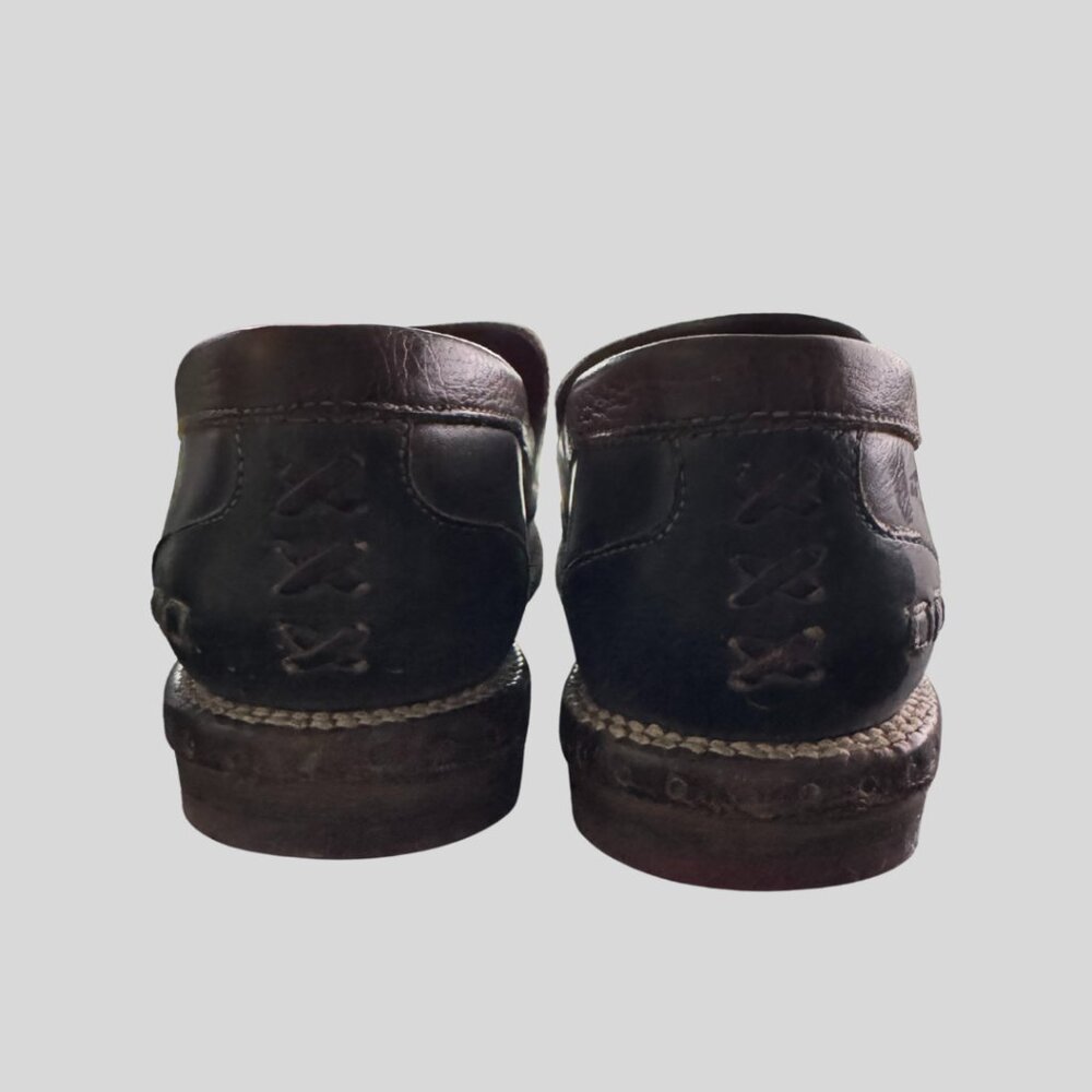 Bed Stu Reina Penny Loafers 8.5 – Leather & Suede, Goodyear Welt - Picture 7 of 8